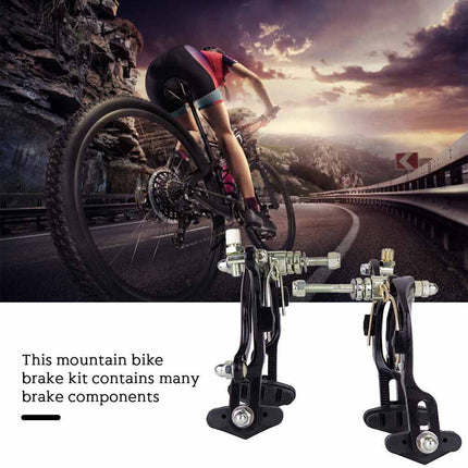 1Pair Bicycle Brakes Long Arm Caliper C Brake Blocks for Vehicle Road Bike