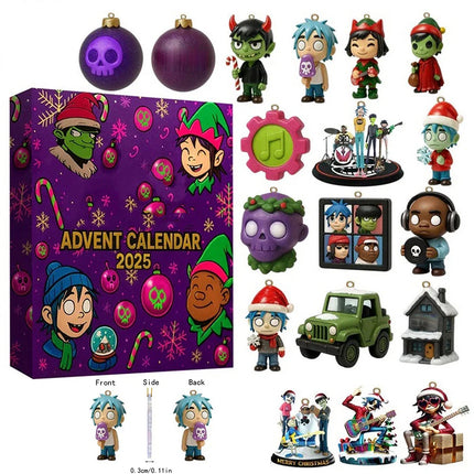 2025 Pendant Toy Advent Calendar - 24 Day Christmas Countdown Xmas Gift