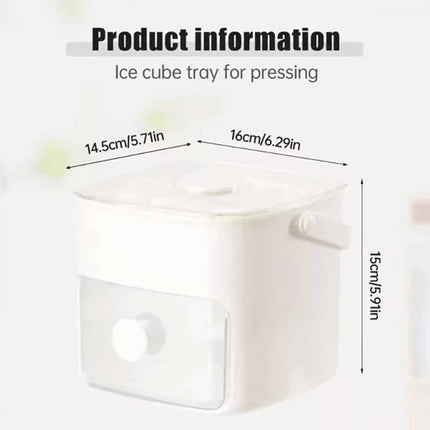 Easy-Press Portable 48 Ice Maker Countertop Fast Ice Cube Machine for Home Use