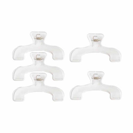 5pcs Book Page Holder Clip Clear Page Holder For Reading Binder Clip Book Opener
