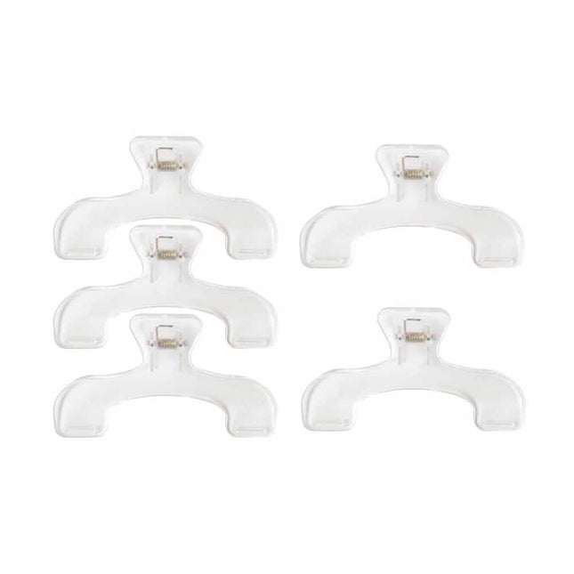 5pcs Book Page Holder Clip Clear Page Holder For Reading Binder Clip Book Opener