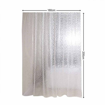 EVA Shower Curtain Waterproof Mildew Resistant 180×200CM Bathroom Bath Decor