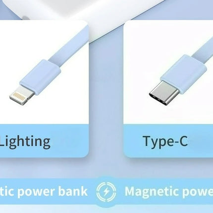 3C Certified Magnetic Power Bank 22.5W Built-In Cable & Stand for iPhone Samsang