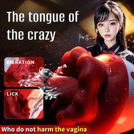Tongue Licking Vibrator Female Clit G-spot Stimulator Sucking for Women Sex Toys