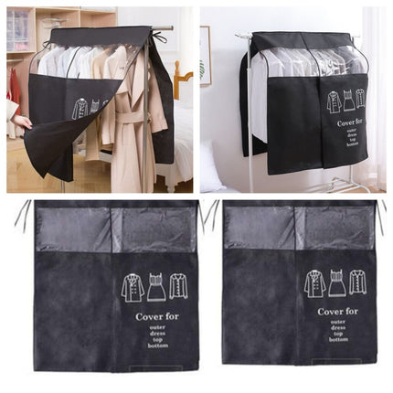 Clear Clothes Rail Cover Hanging Garment Coat Hanger Rack Storage Protector