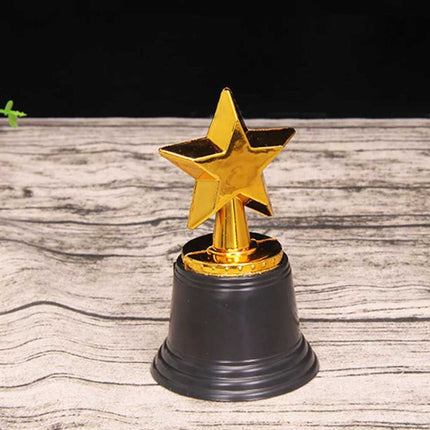 11CM Trophy Award Portable Recognition Award Golden Trophies Prize for Kids Children