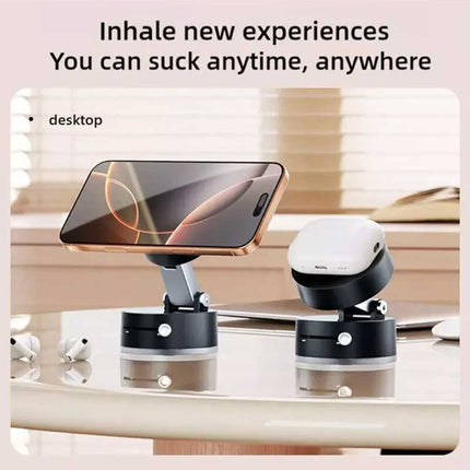 Vacuum Magnetic Suction Cup Car Phone Holder Stand Car Mount 360° Rotation