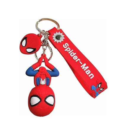 Cartoon Character Keychain Keyring Set, Bag Charm Clip, Novelty Party Stocking Filler Gift