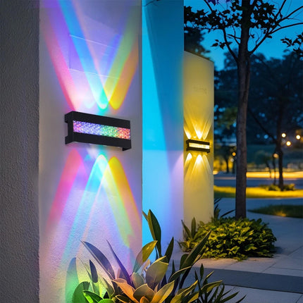 IP65 Waterproof LED Wall Light, 10W Modern Up/Down Sconce for Indoor Outdoor Use