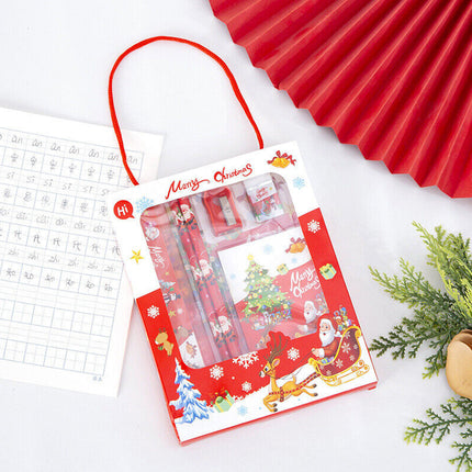 Christmas Stationery Gift Kit Pencil Set For Primary School Children Drawing Xmas Gift