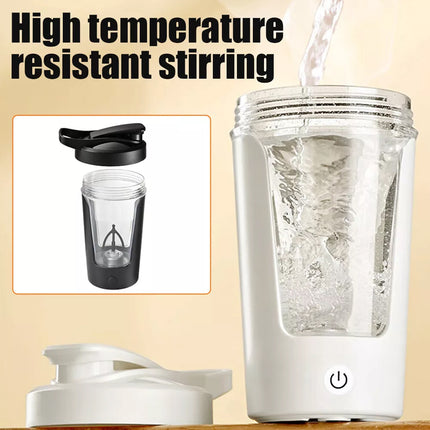 Electric Protein Powder Shaker Bottle USB Rechargeable Mixing Cup Coffee Mug