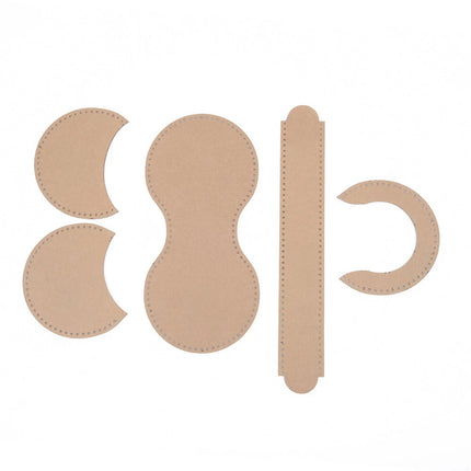 5pcs DIY Leather Coin Purse & Wallet Acrylic Template – Leather Craft Pattern Stencil
