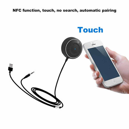 Bluetooth Handsfree Car Kit Bluetooth Music Audio Receiver Wireless NFC AUX