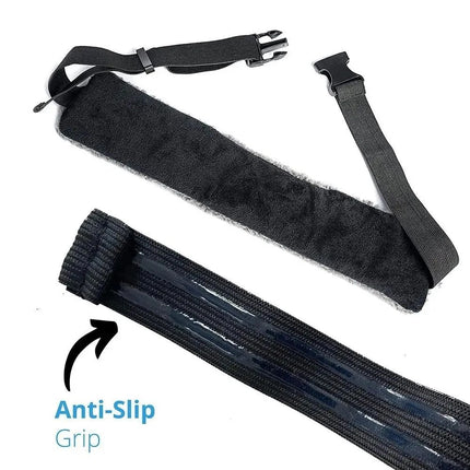 Travel Neck Support Pillow with Head Strap, Portable Airplane Head Rest, 1pc