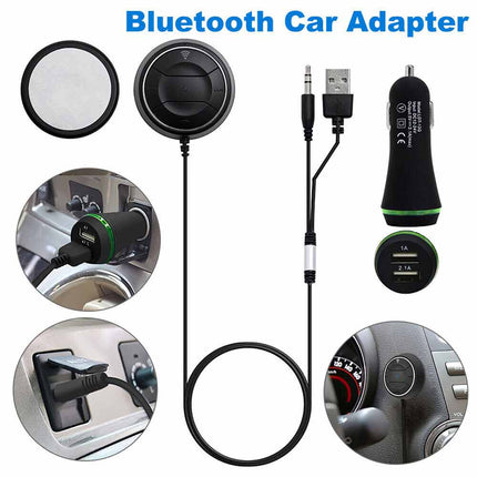 Bluetooth Handsfree Car Kit Bluetooth Music Audio Receiver Wireless NFC AUX