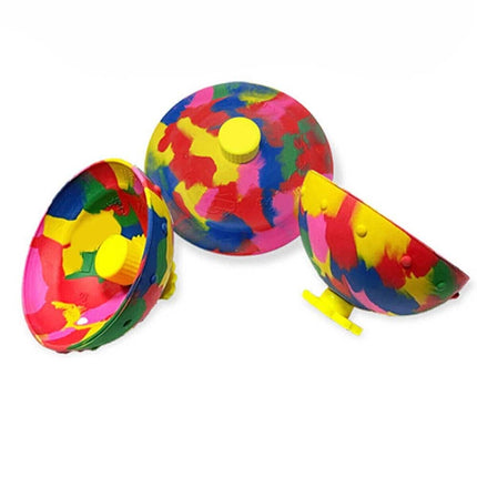 Hip Hop Pop Bounce Bowls, Novelty Rubber Popping Toys, Fun Stocking Fillers