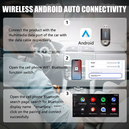USB Wireless CarPlay Adapter Dongle For iPhone Apple Wireless Carplay Plug Play