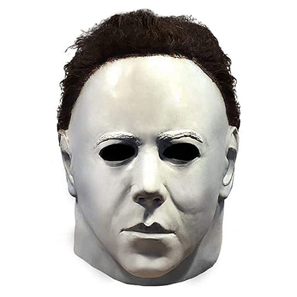 Fancy Halloween Michael-Myers Mask Adult Size Scary Latex Full Head  Dress Prop