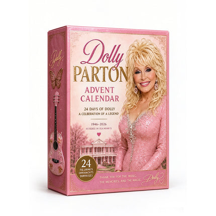 2026 Celebrity‑Style 2D Advent Calendar, 24‑Piece Collectible Acrylic Blind Box, Memorial Fan Gift