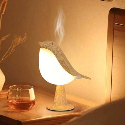 2 in 1 Bird Diffuser Lamp Cordless USB LED Table Touch Sensor Bedside Desk Light