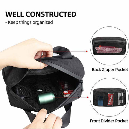 Smell Proof Pouch, Black Large Odor Proof Bag Carbon Lined Smoking Stash Case