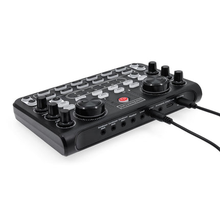 Audio Mixer with Voice Effects for PC Streaming Gaming Live DJ Sound Card USB