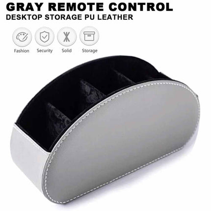 TV Remote Control Holder Table Storage Box 5 Grid Desktop Tidy Organizer Case