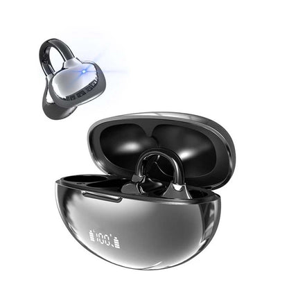Clip-On Bluetooth 5.3 Open Ear Earbuds, Wireless Headphones for Android & iPhone