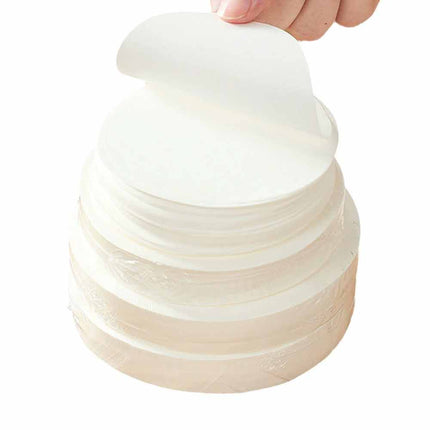 100 Pcs Non-Stick Wax Discs 12cm Round Hamburger Patty Wax Papers