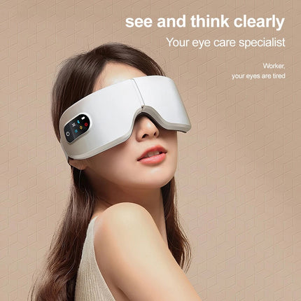Bluetooth Music Heated Eye Massager & Eye Mask – Effective Relaxation & Eye Strain Relief