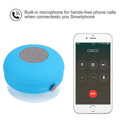 Mini Portable Bluetooth Speaker Wireless Waterproof Shower Bathroom Loudspeaker