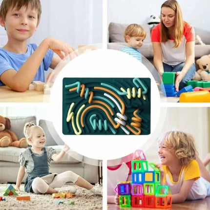 Cognitive Development Pushpeel Sensory Activity Board Fidget Board