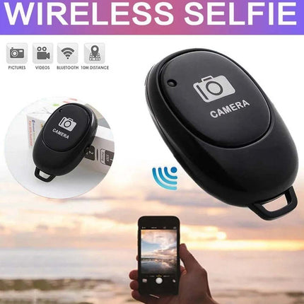 2pcs Wireless Bluetooth Camera Shutter Remote Control for Android & iOS Devices