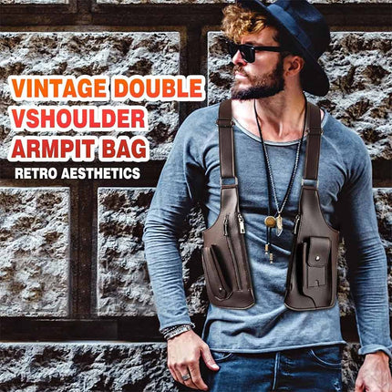 Anti-Theft Underarm Shoulder Bag Adjustable Hidden Travel Holster Bag