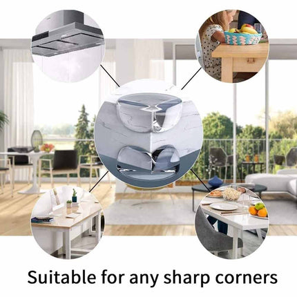 8PCS Baby Safety Corner Cushions, Table Edge & Corner Protector Bumper Guards