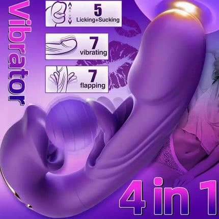 Flapping Tapping Vibrator Dildo G Spot Vibrator Clit Sucking Sex Toys for Women