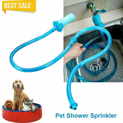 Pet Shower Connector Wash Hose Attachment Sprinkler Handheld Rinser Dogs Bathing