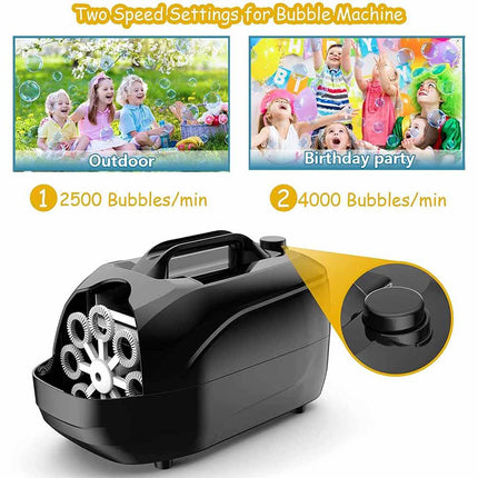 Bubbles Electric Bubble Machine USB Automatic Bubble Blower Wedding Party Xmas