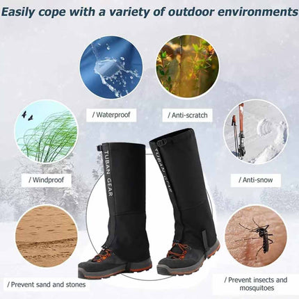 Snow/Water/Sand Proof Anti Bite Snake Guard Leg Protecte Gaiters Cover Outdoor Waterproof Hiking Boots