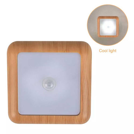 Motion Sensor 6 LED Night Light Battery Powered Indoor Closet Cabinet Wall Lamp
