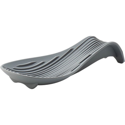 1pcs Random Silicone Spoon Holder Heat Resistant Kitchen Spoon Rest Utensil Holder