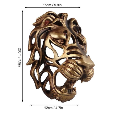 Outdoor Lion Sculptures Wall Art Garden Ornaments Home Decor Accessories Artwork
