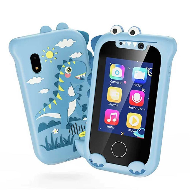 Kids Dinasour Blue Toys Smart Phone Children's Educational Learning Music Camera