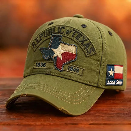 Lone Star Legacy Outdoor Sun Protection Embroidered Baseball Cap