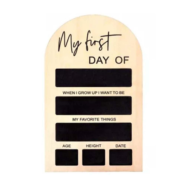 My First Day Of School Photo Board, School Sign, Back To School Chalk Board
