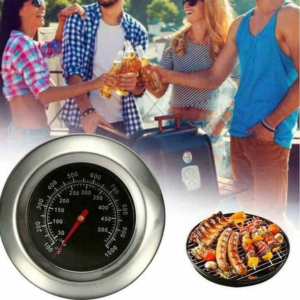 Barbecue Thermometer Oven Pit Temp Gauge 50-500℃ BBQ Smoker Grill Temperature