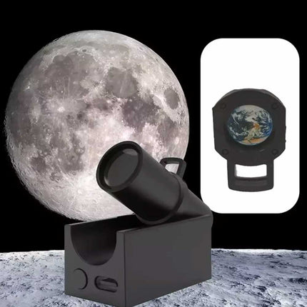 LED Earth&Moon Night Light Moon Projector Atmosphere Lamp Planet Wall Decoration