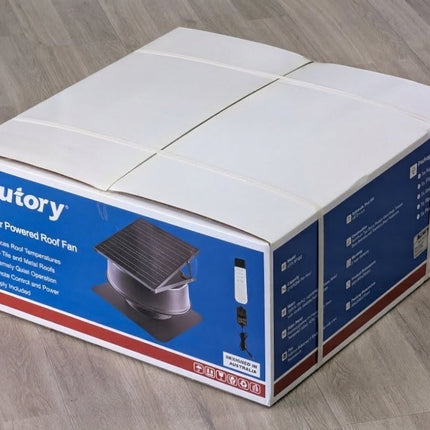 320mm Solar Roof Ventilation Fan, Hybrid Solar & Wireless Power with Remote Control