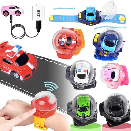 Car Toys Watch RC  Toy RC Mini Remote Control Car Watch Rechargeable Kids Gift