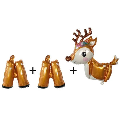 Reindeer Rudolph 58cm Foil Balloon – Christmas Xmas Party Decor Essential, Wonderful Ornament for Festive Gatherings